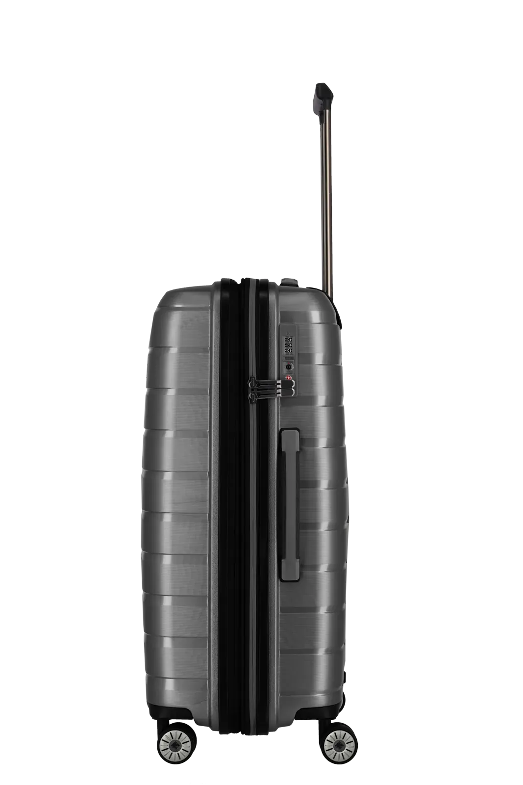 Travelite pelēks vidējais koferis — Polipropilēns, 3.2 kg (skats 4) — 71/82liters