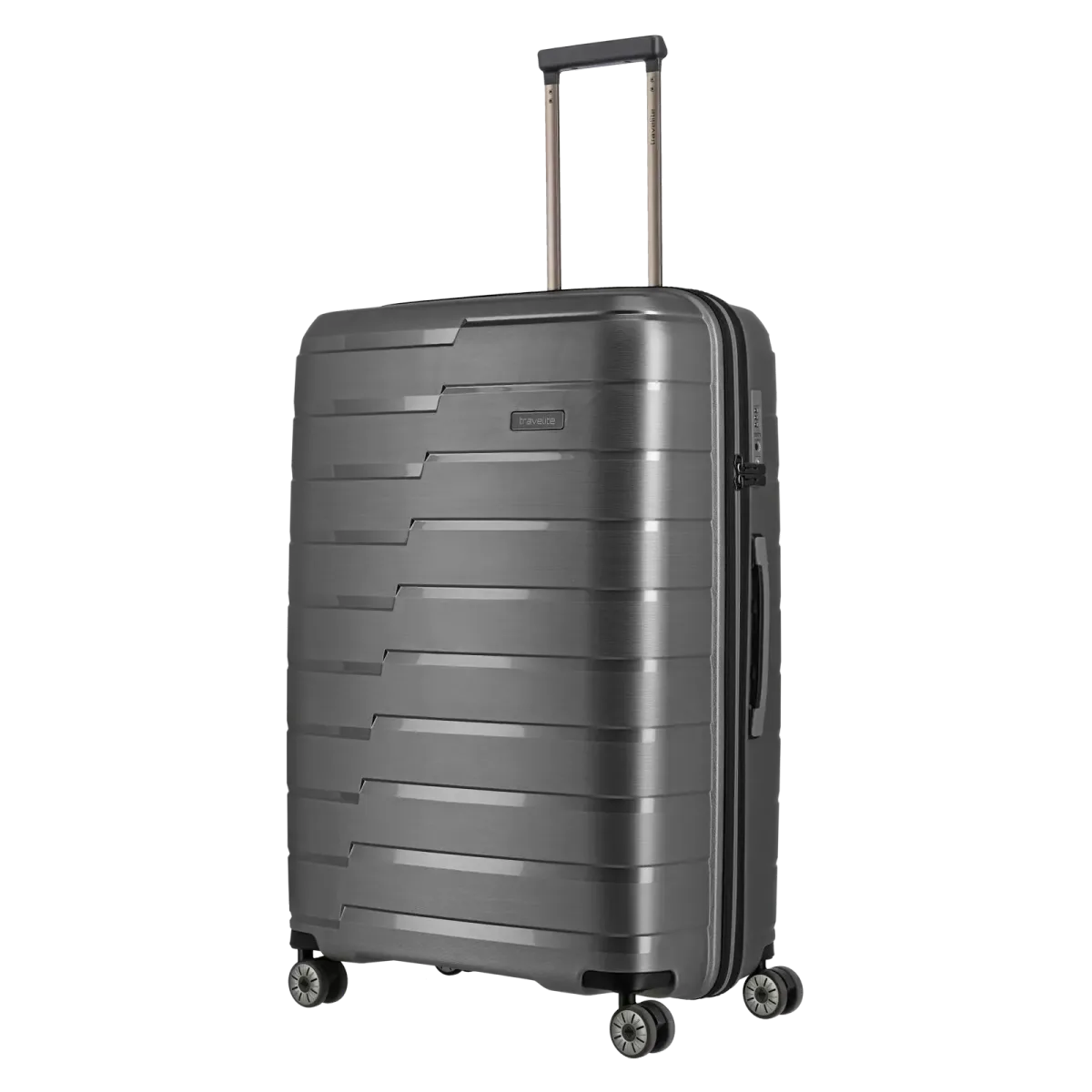 Travelite pelēks liels koferis — Polipropilēns, 105L, 3.5 kg