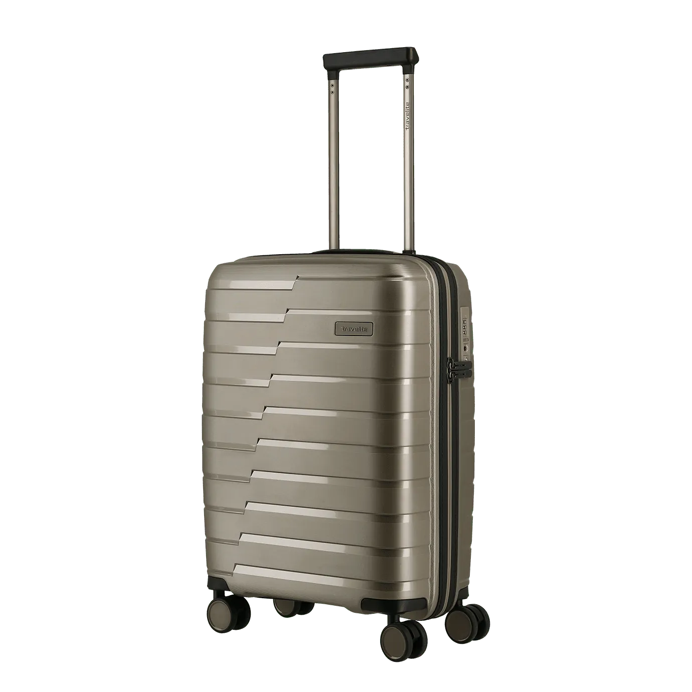Travelite šampanieša krāsā rokas bagāžas koferis — polipropilēns, 37L, 2.7 kg — 37L