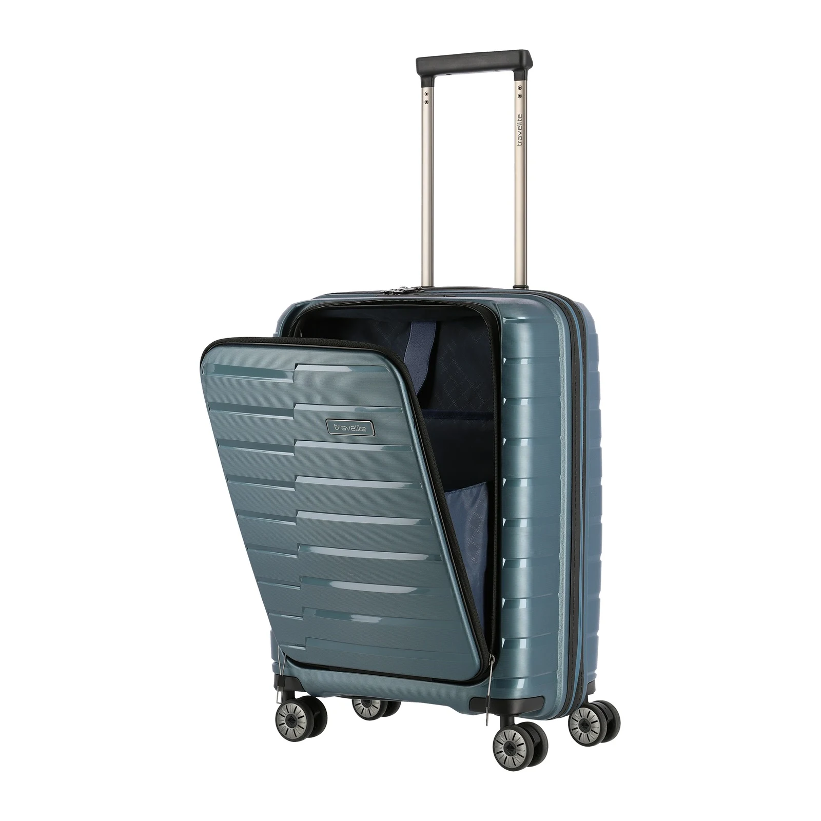 Travelite TL-AIRBASE-FP zils rokas bagāžas koferis — polipropilēns, 43L, 2.6 kg (skats 6) — 43L