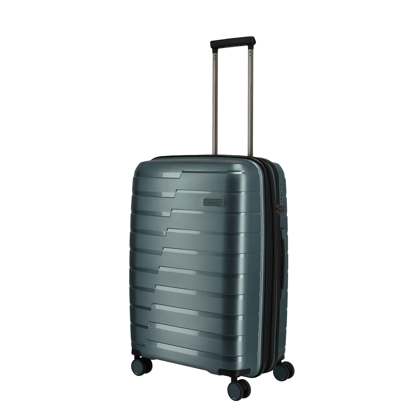 Travelite zils vidējais koferis — polipropilēns, 3.2 kg — 71/82liters