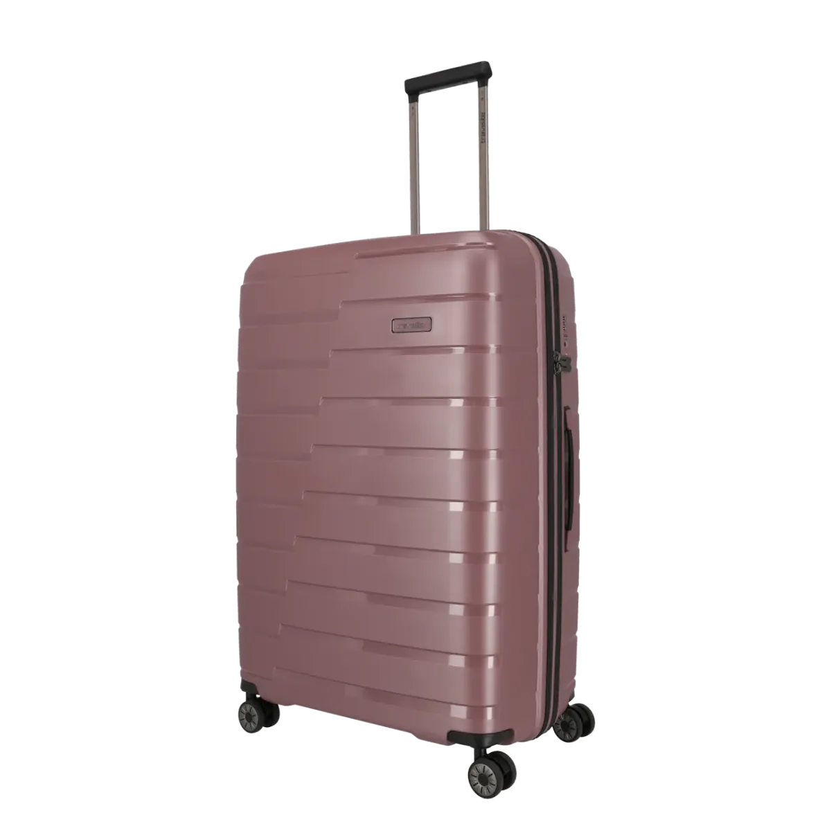 Travelite rozā liels koferis — polipropilēns, 105L, 3.5 kg