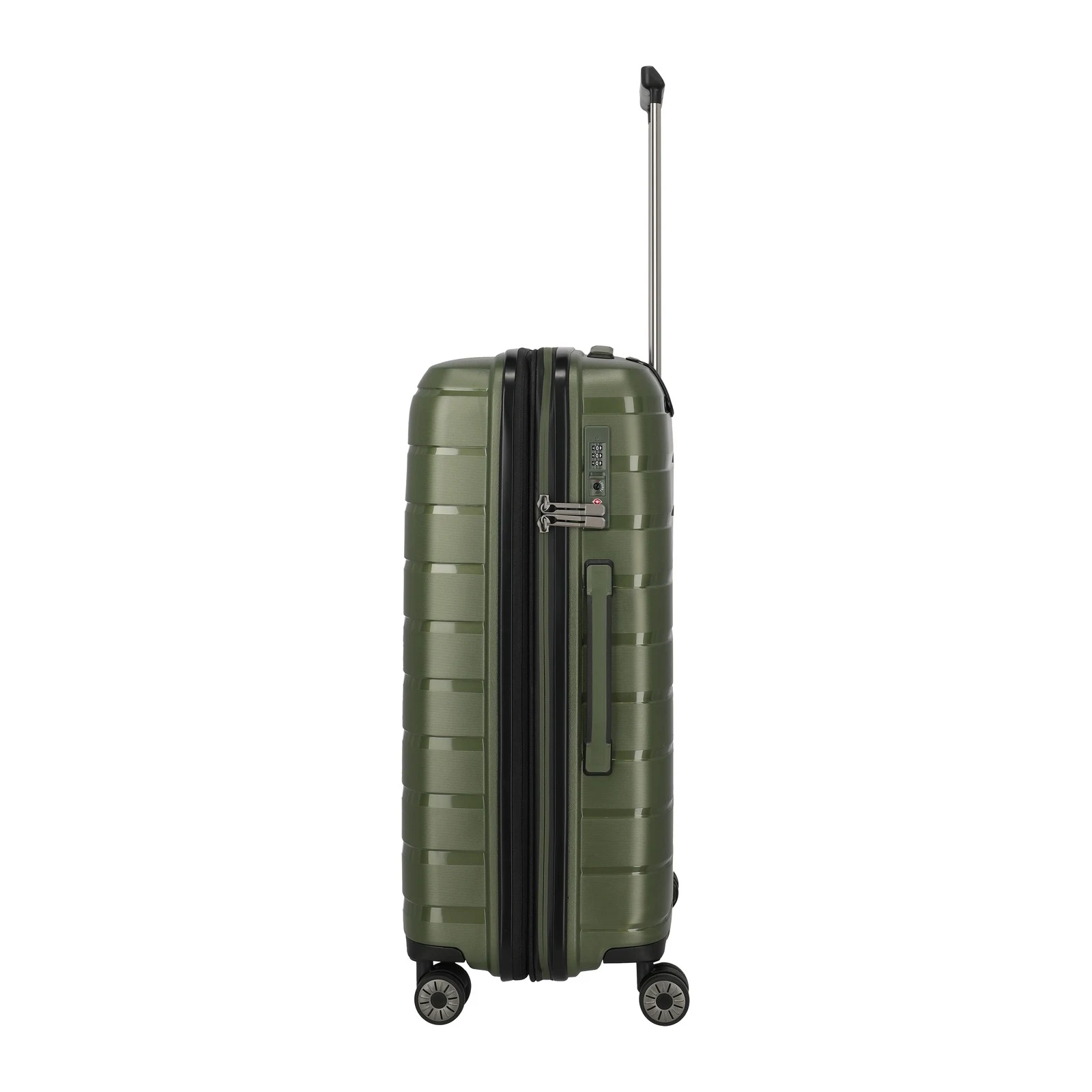 Travelite TL-AIRBASE zaļš vidējais koferis — polipropilēns, 71/82L, 3.2 kg (skats 5) — 71/82L