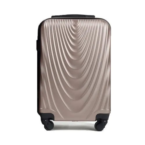Wings 304 šampanieša krāsā rokas bagāžas koferis — ABS, 38L, 2.6 kg (no priekšas)