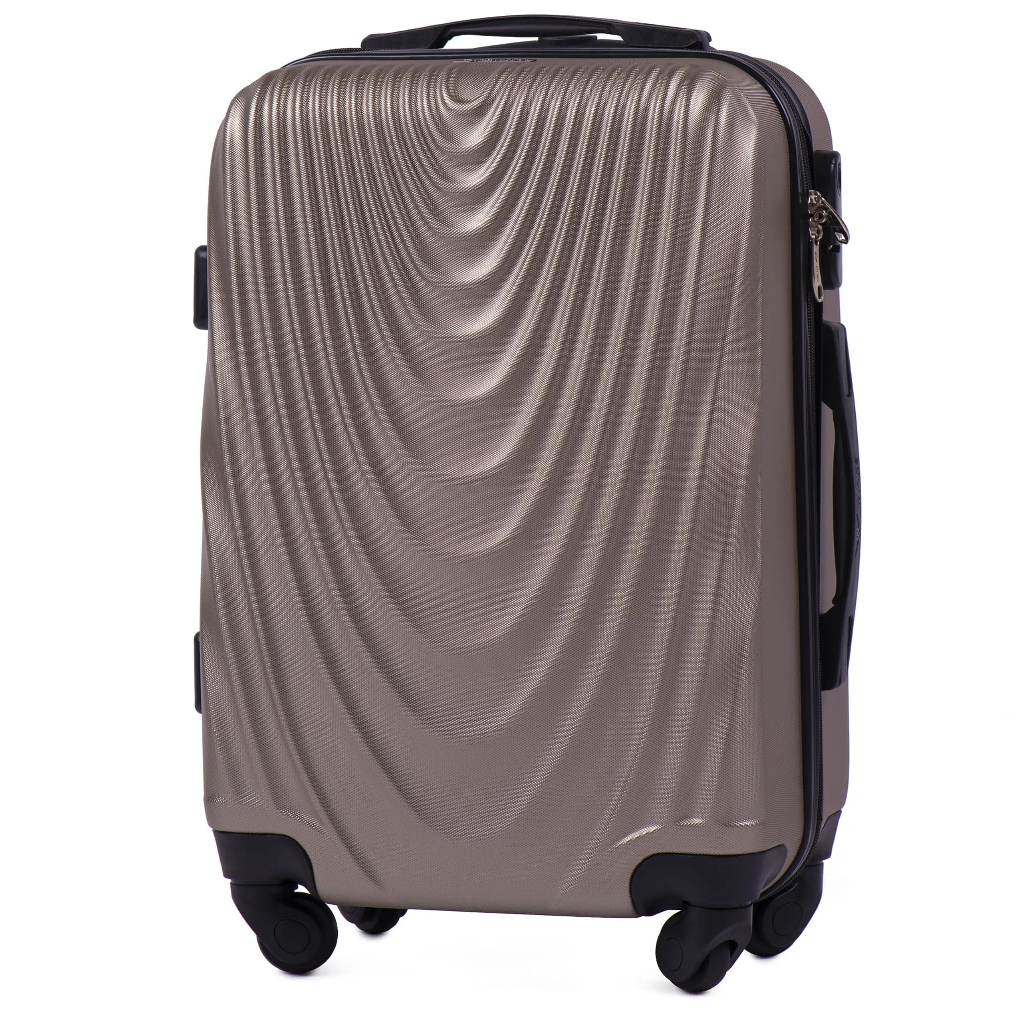 Wings 304 šampanieša krāsā rokas bagāžas koferis — ABS, 38L, 2.6 kg