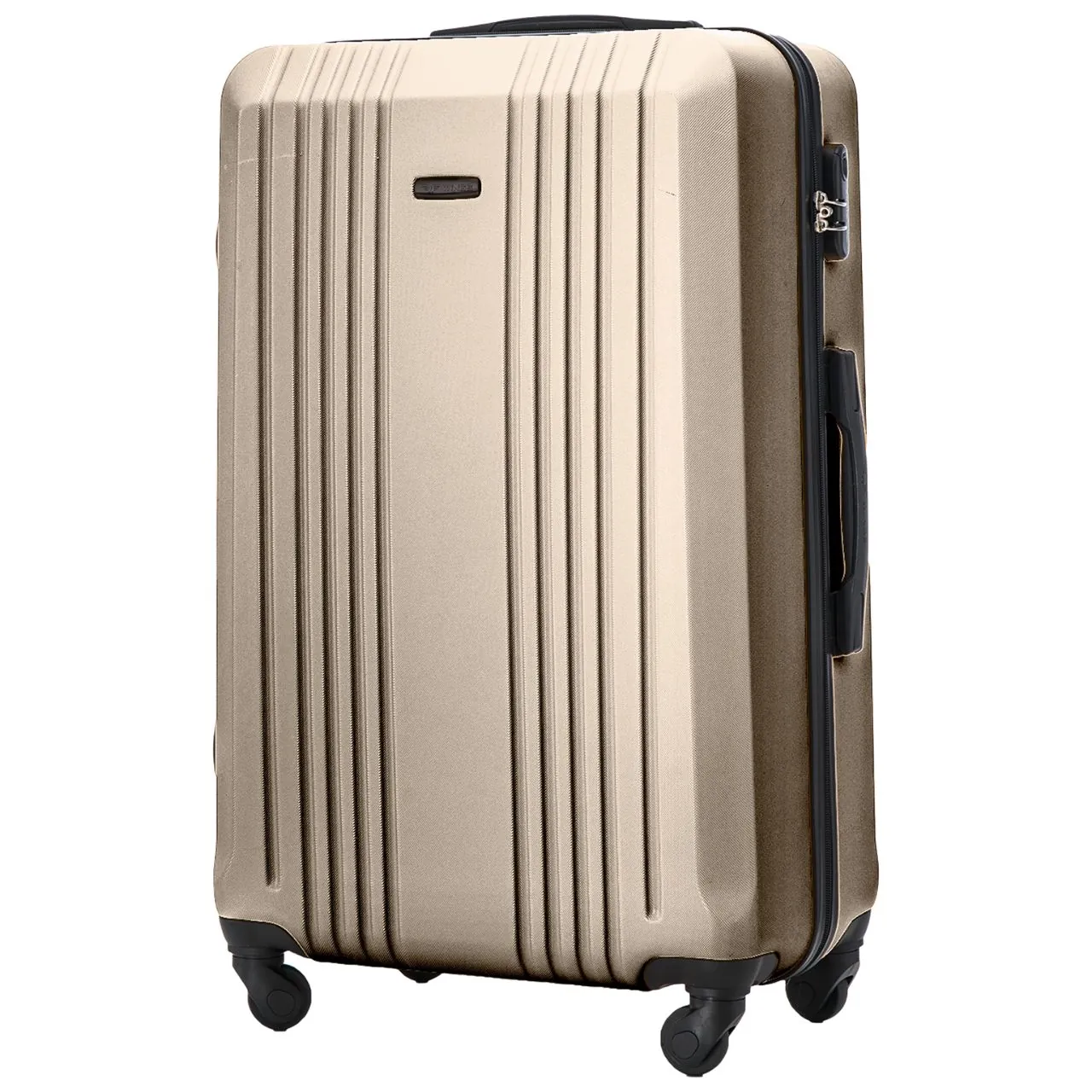 Wings KST01 šampanieša krāsā liels koferis — ABS, 97L, 3.8 kg