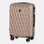 Voyo NV290 šampanieša krāsā vidējais koferis — ABS plastmasa, 66L, 3.3 kg
