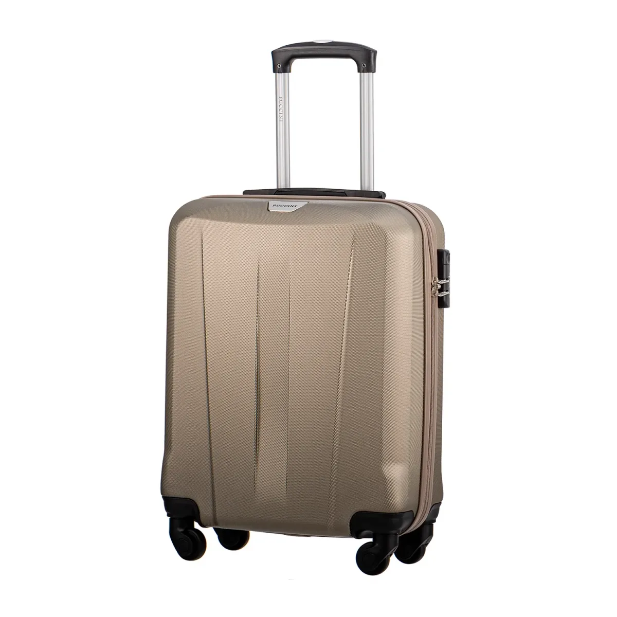 Puccini ABS03C6 šampanietis rokas bagāžas koferis — ABS, 36L, 2.7 kg