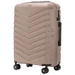 Wings PHX01 šampanieša krāsā vidējais koferis — Polipropilēns, 63L, 3 kg
