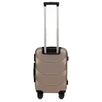 Voyo SK170 šampanieša krāsā rokas bagāžas koferis — ABS, 38L, 2.5 kg (no aizmugures)