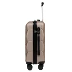 Voyo SK170 šampanieša krāsā rokas bagāžas koferis — ABS, 38L, 2.5 kg (no sāniem)