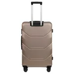 Voyo SK170 šampanieša krāsā liels koferis — ABS, 97L, 3.8 kg (no aizmugures)