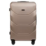 Voyo SK170 šampanieša krāsā liels koferis — ABS, 97L, 3.8 kg (no priekšas)