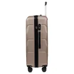 Voyo SK170 šampanieša krāsā liels koferis — ABS, 97L, 3.8 kg (no sāniem)