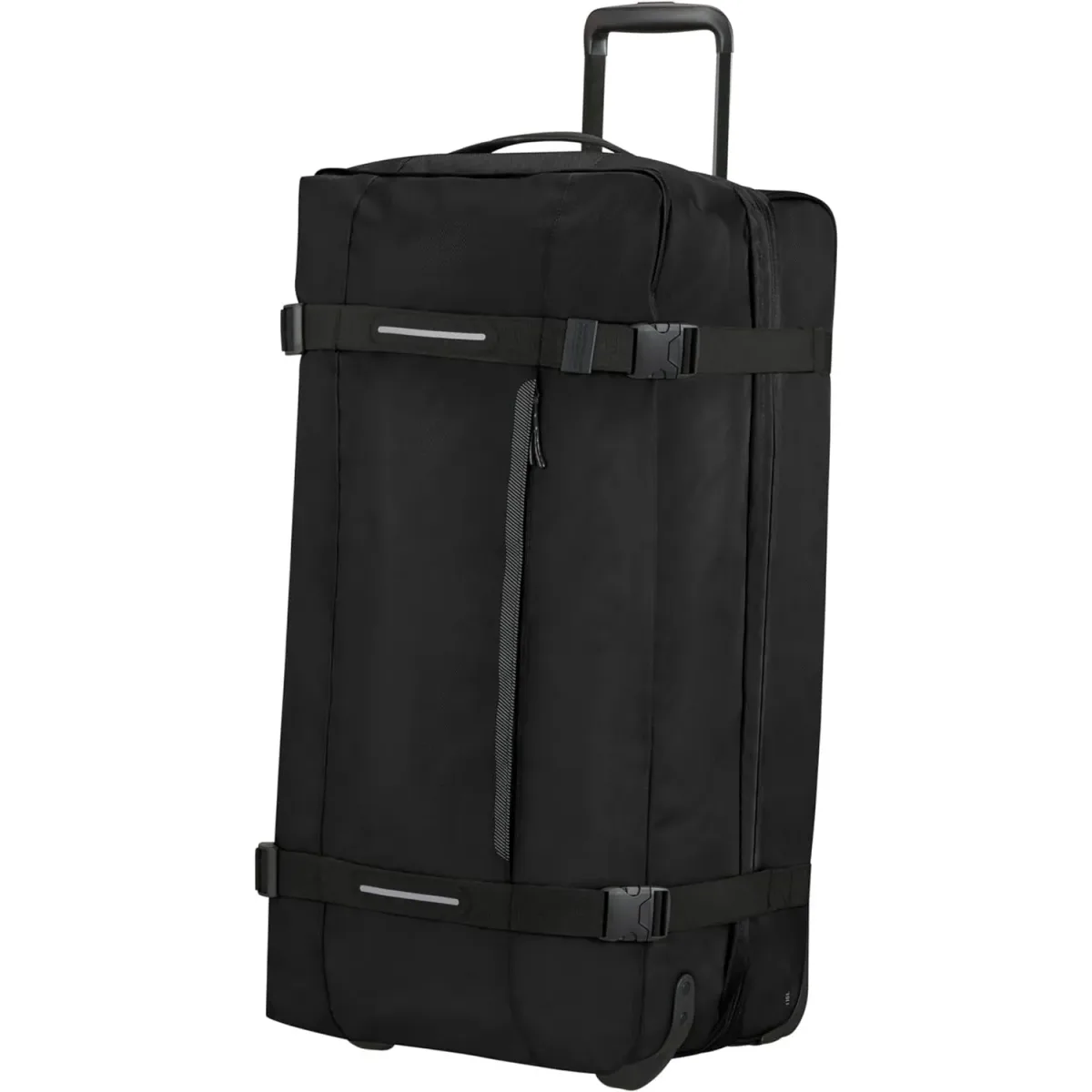 American Tourister melns liels koferis — Riie, 116L, 3 kg