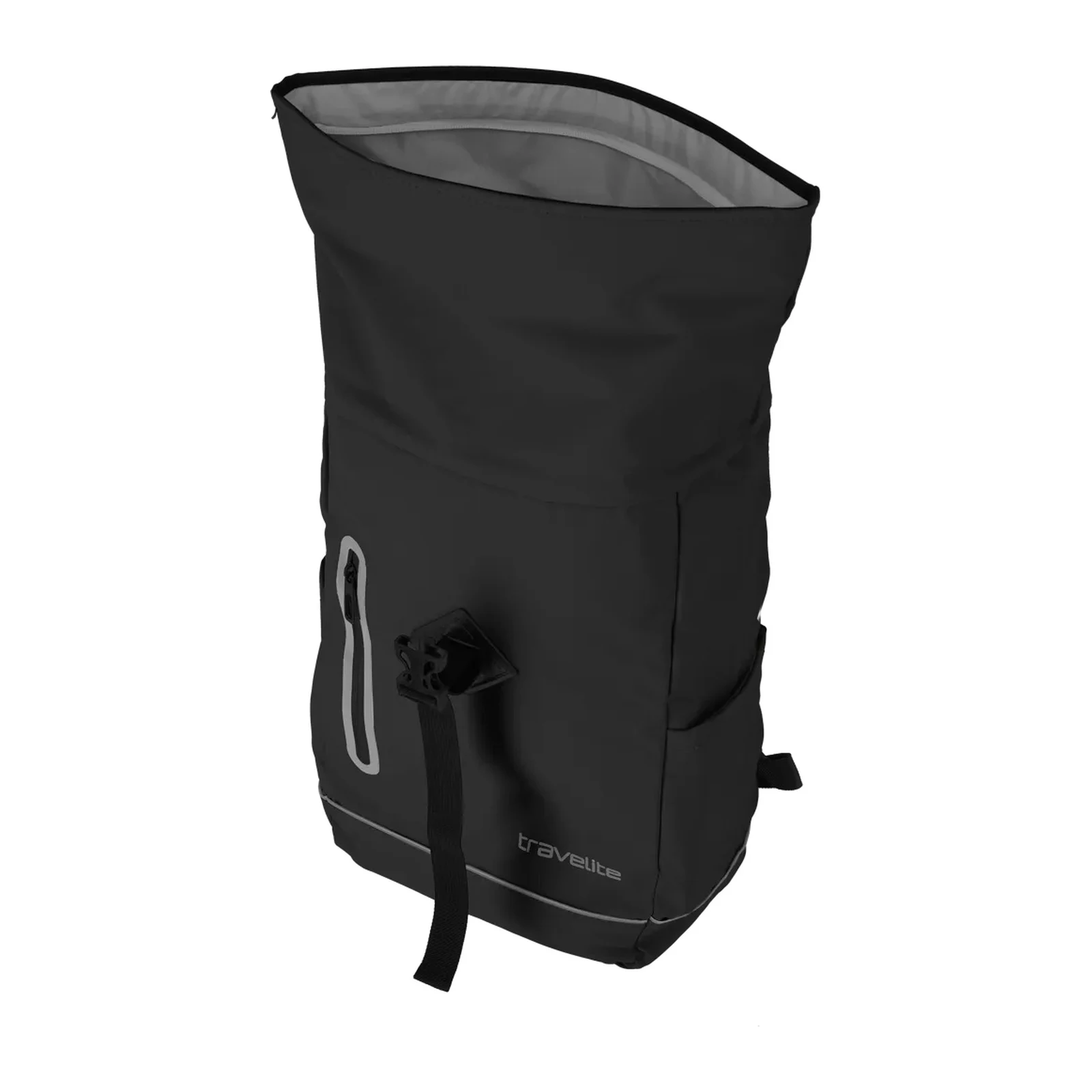 Travelite TL-BASICS-PLANE melns mugursoma — poliesters, 19L, 0.4 kg (skats 4) — 19L