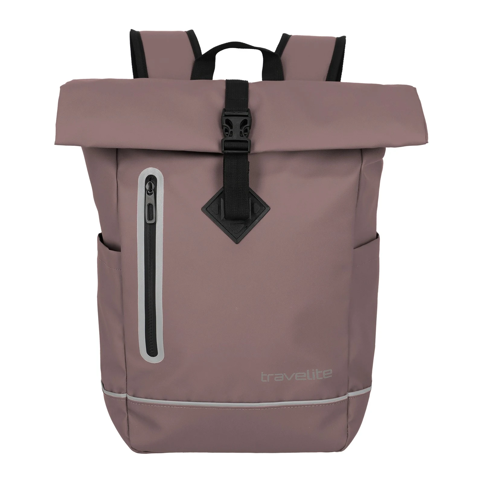 Travelite TL-BASICS-PLANE rozā mugursoma — poliesters, 19L, 0.4 kg — 19L