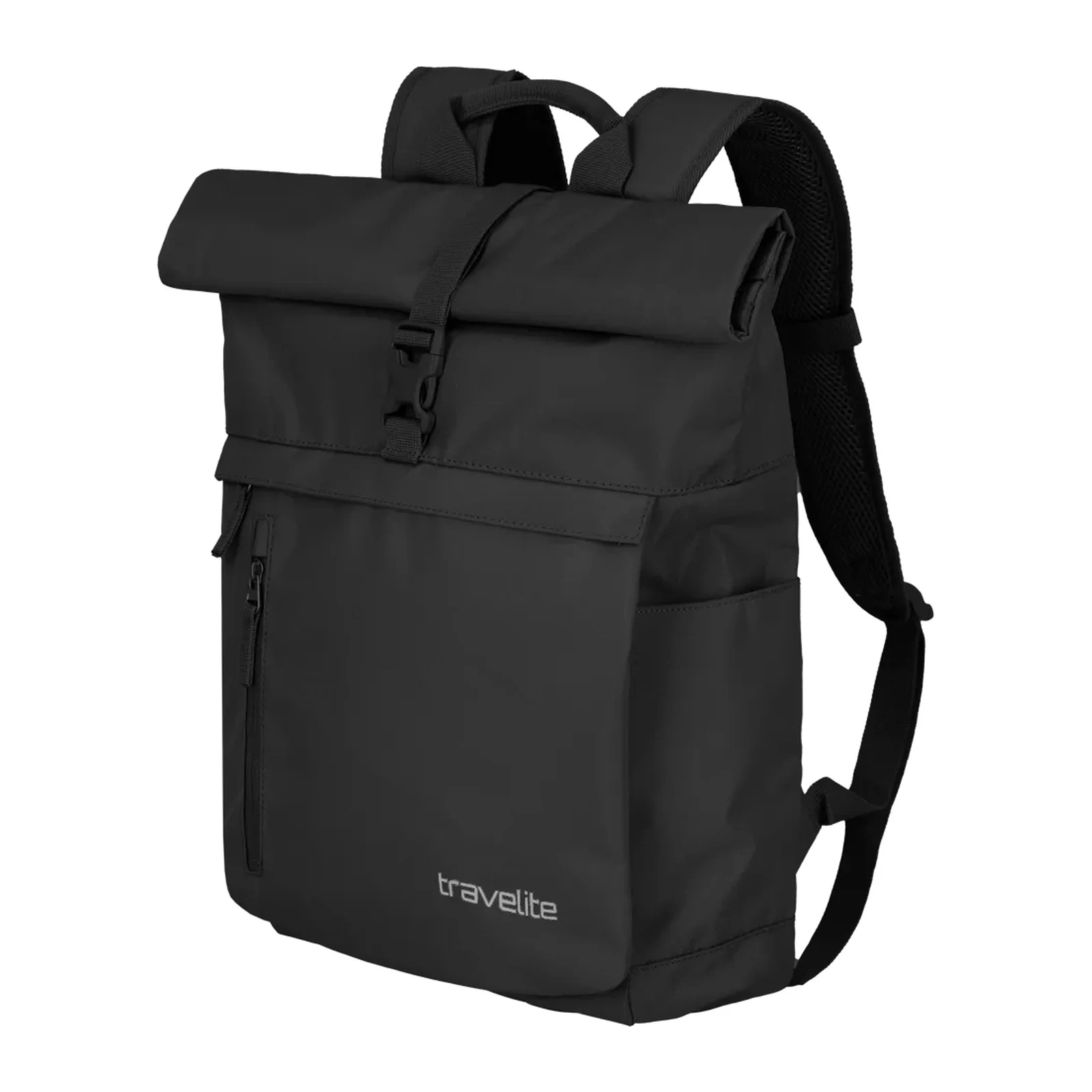 Travelite TL-BASICS-ROLLUP melns mugursoma — poliesters, 35L, 0.8 kg (skats 2) — 35L