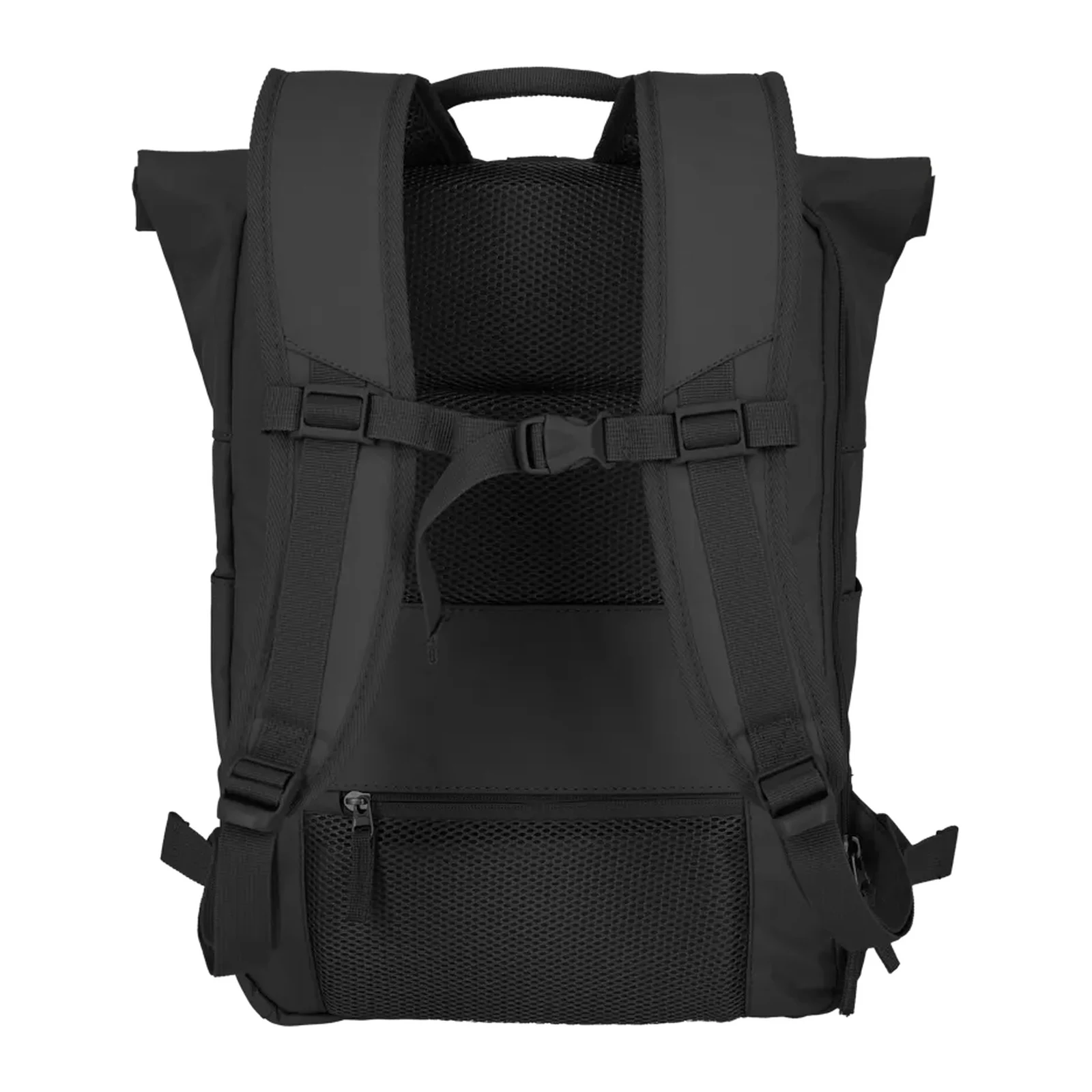 Travelite TL-BASICS-ROLLUP melns mugursoma — poliesters, 35L, 0.8 kg (skats 3) — 35L