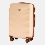 Voyo FJ140 bēšs vidējais koferis — ABS plastmasa, 66L, 3.3 kg
