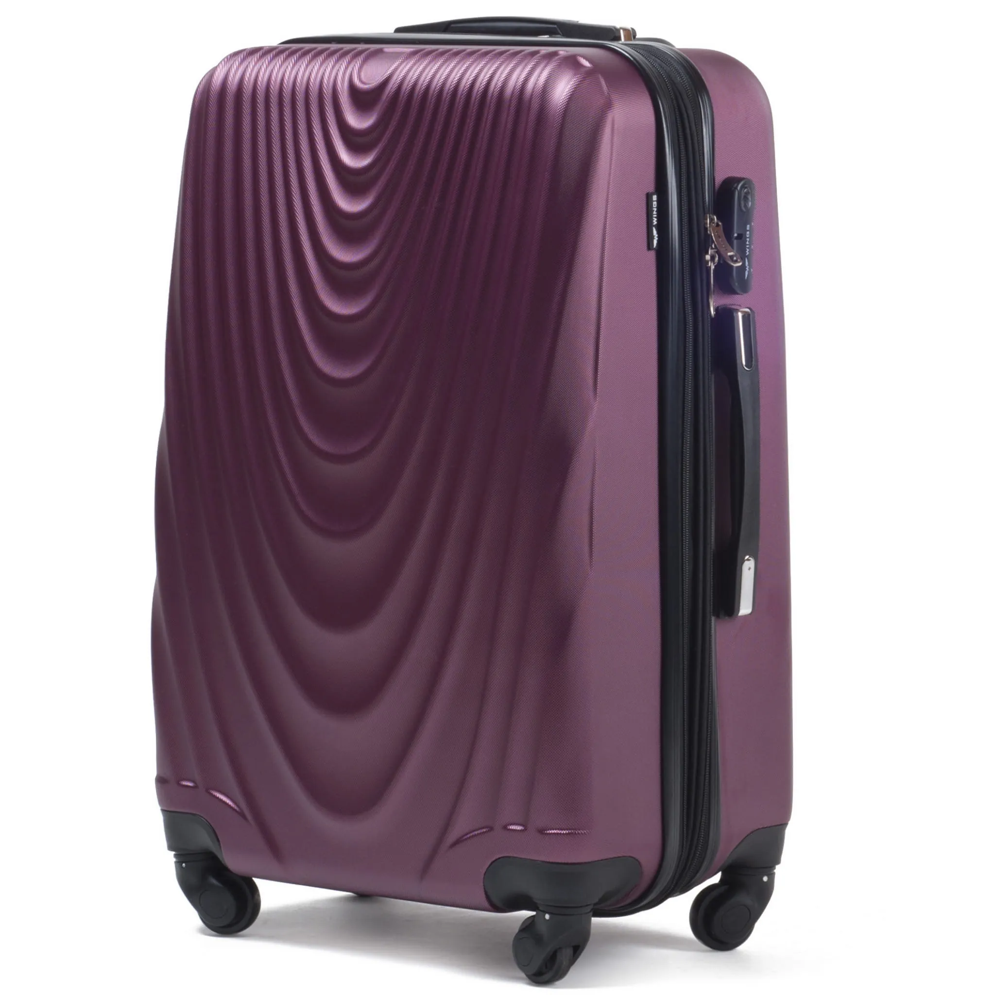 Wings 304 Burgundia liels koferis — ABS, 97L, 4.2 kg