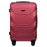 Voyo SK170 Burgundia vidējais koferis — ABS, 63L, 3.2 kg (no priekšas)