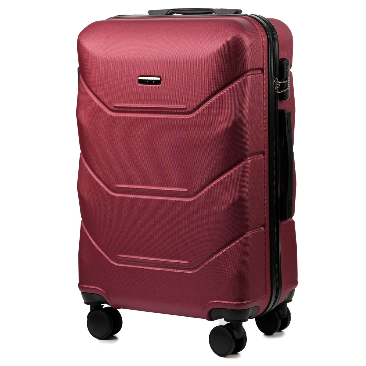 Voyo SK170 Burgundia vidējais koferis — ABS, 63L, 3.2 kg