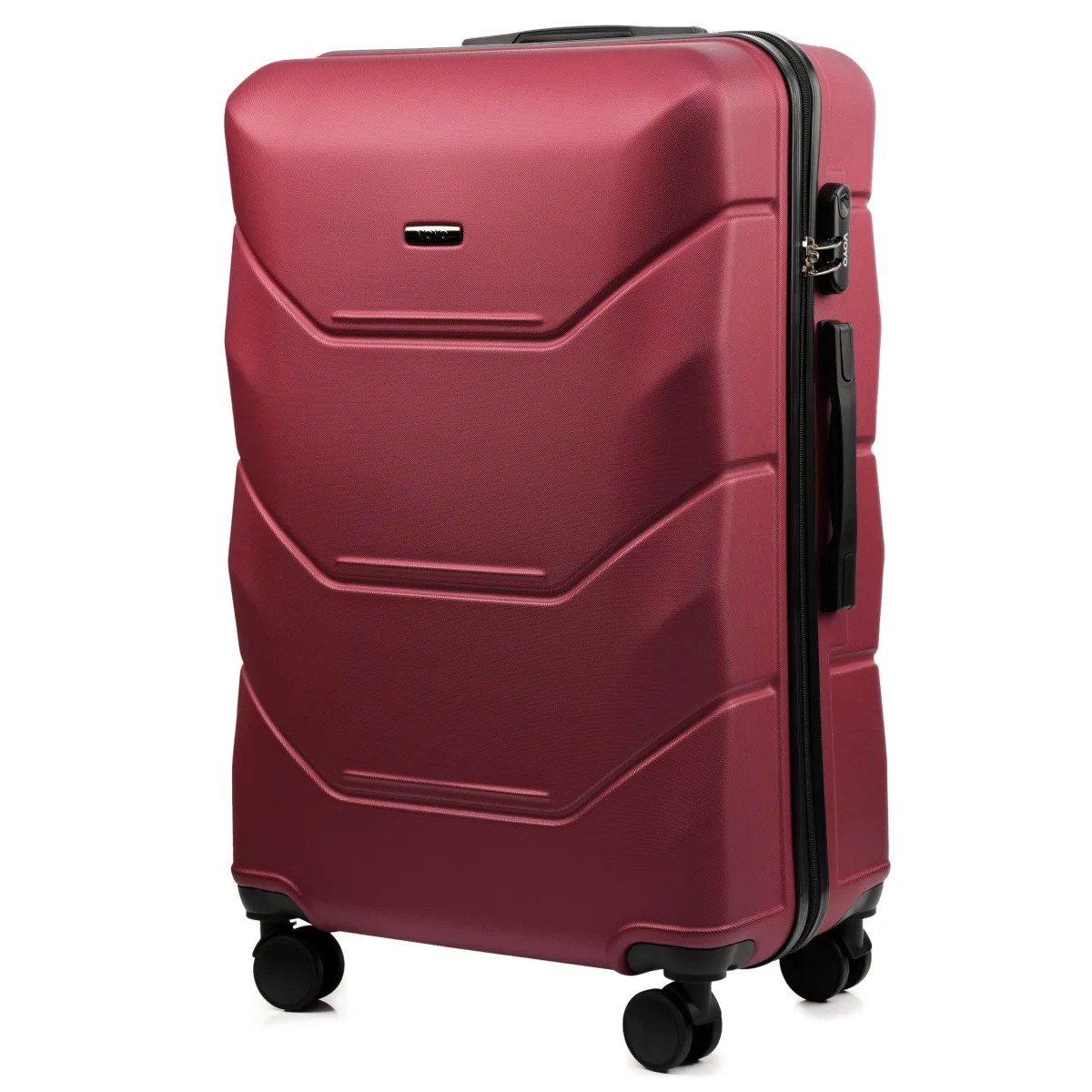 Voyo SK170 Burgundia liels koferis — ABS, 97L, 3.8 kg