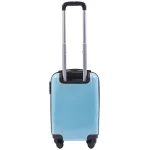 Wings PC-KD01 gaiši zils mazs koferis — Polikarbonāts, 28L, 2.5 kg (no aizmugures)