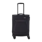Travelite melns rokas bagāžas koferis — audums, 34L, 2.4 kg