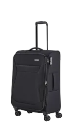 Travelite melns vidējais koferis — audums, 2.9 kg (skats 2)