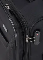 Travelite melns vidējais koferis — audums, 2.9 kg (skats 8)