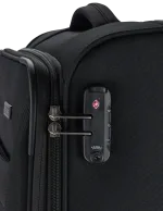 Travelite melns vidējais koferis — audums, 2.9 kg (skats 9)