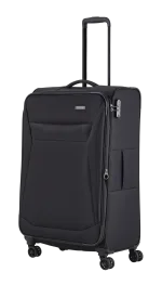 Travelite melns liels koferis — audums, 3.4 kg (skats 2)