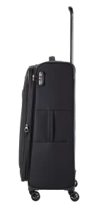 Travelite melns liels koferis — audums, 3.4 kg (skats 3)