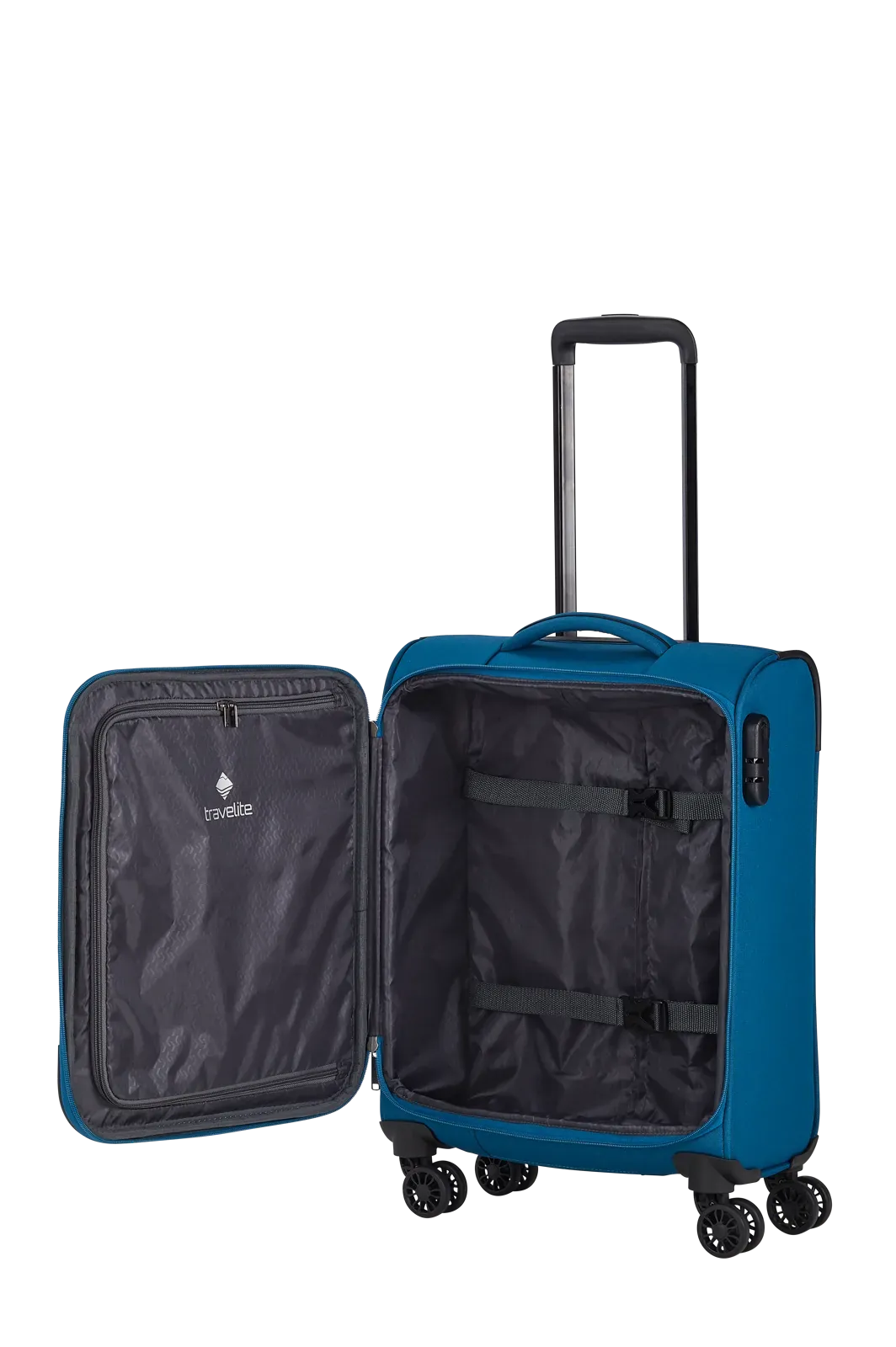 Travelite zils rokas bagāžas koferis — audums, 34L, 2.4 kg (skats 9) — 34L