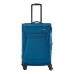 Travelite zils vidējais koferis — audums, 2.9 kg