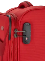 Travelite sarkans vidējais koferis — audums, 2.9 kg (skats 9)
