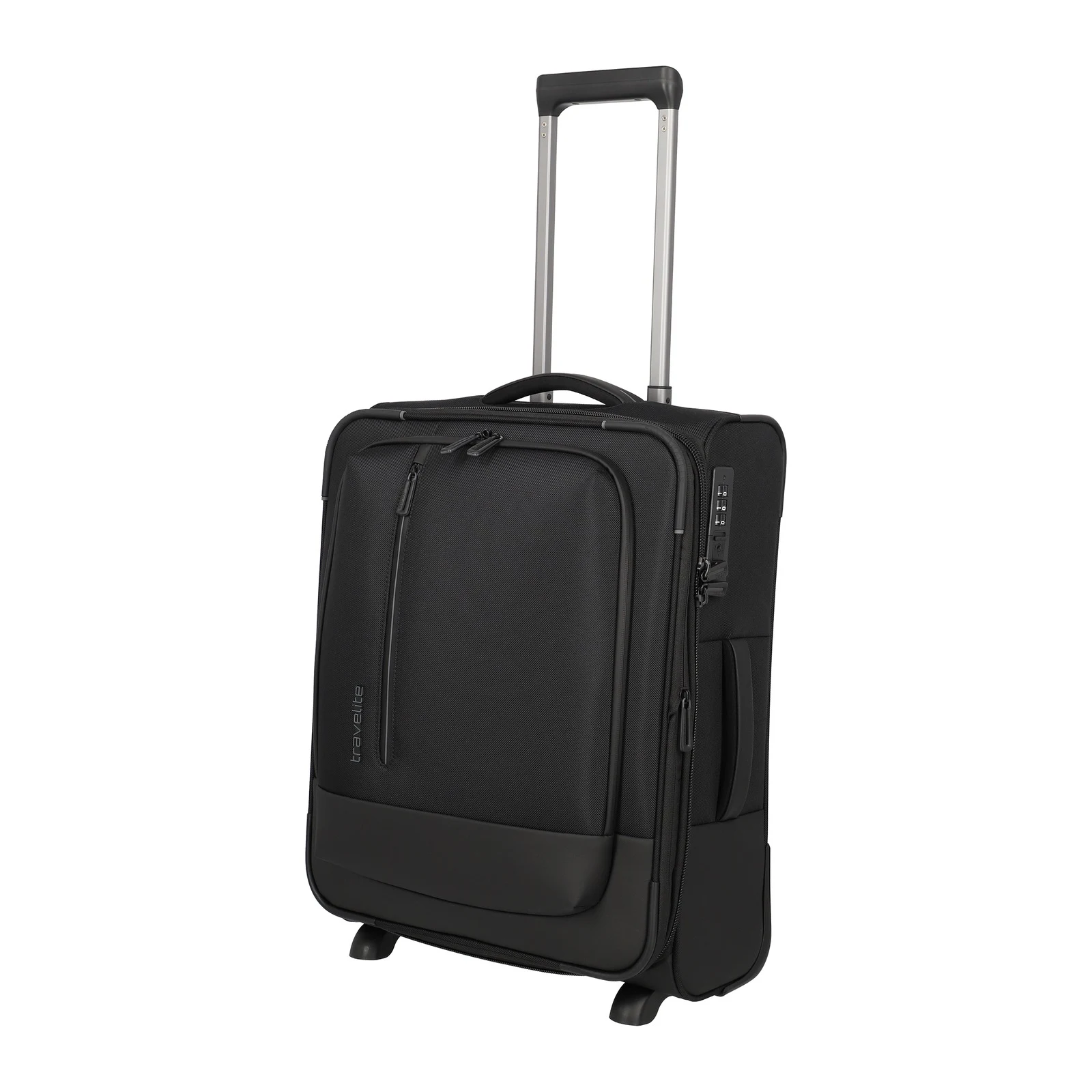 Travelite TL-CROSSLITE melns rokas bagāžas koferis — poliesters, 37/41L, 2.7 kg (skats 2) — 37/41L
