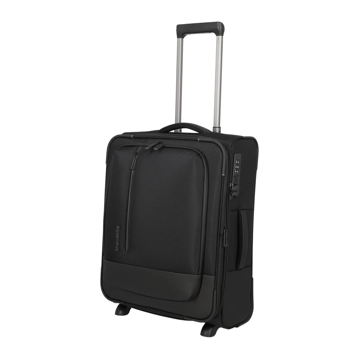 Travelite TL-CROSSLITE melns rokas bagāžas koferis — poliesters, 37/41L, 2.7 kg (skats 2)