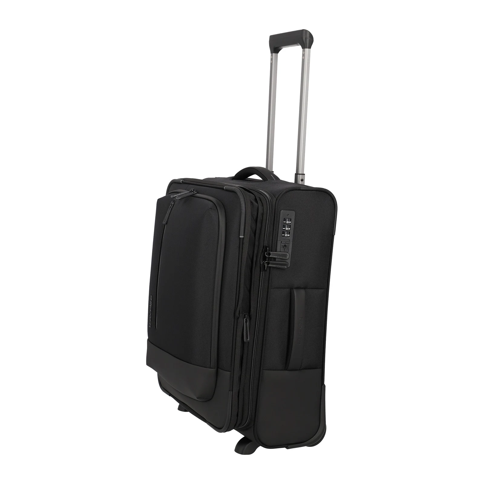 Travelite TL-CROSSLITE melns rokas bagāžas koferis — poliesters, 37/41L, 2.7 kg (skats 3) — 37/41L