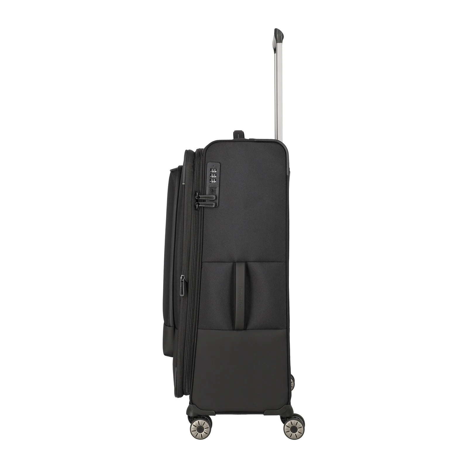 Travelite TL-CROSSLITE melns liels koferis — poliesters, 88/93L, 3.5 kg (skats 5) — 88/93L