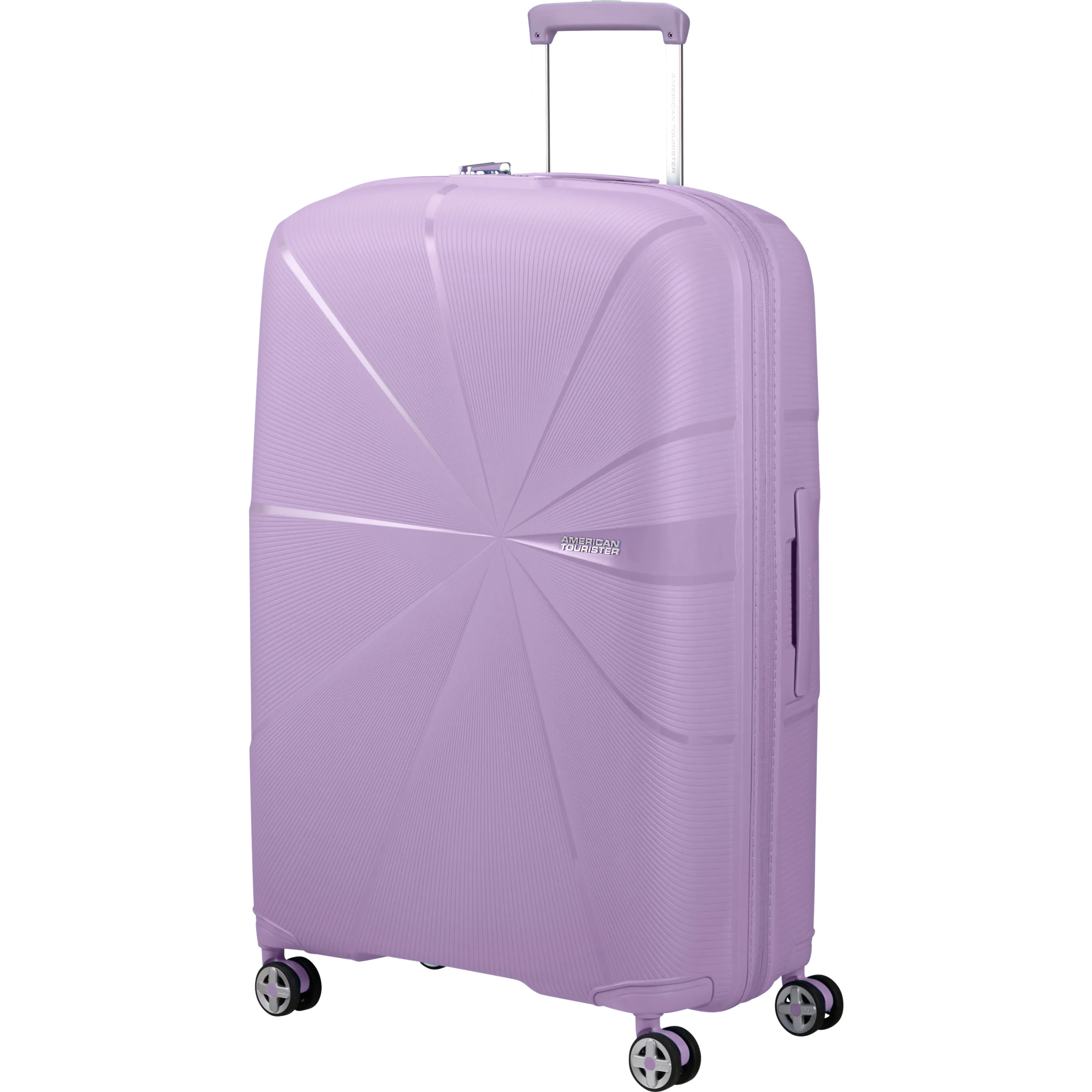 American Tourister violets liels koferis — Polipropilēns, 100L, 3.5 kg