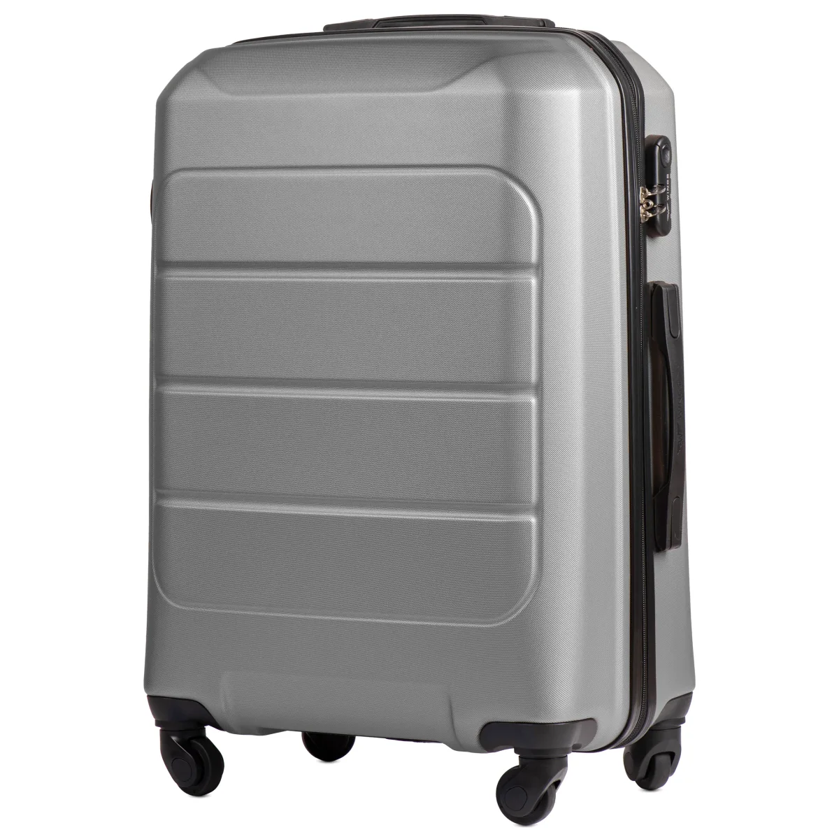 Wings 19196 pelēks vidējais koferis — ABS, 63L, 3.4 kg
