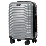 Wings PC140 pelēks rokas bagāžas koferis — Polikarbonāts, 38L, 2.5 kg