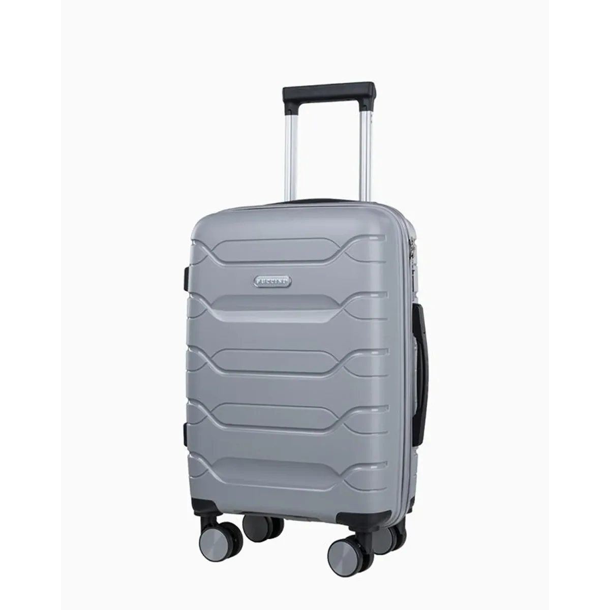Puccini PP020C4 pelēks rokas bagāžas koferis — Polüpropüleen, 31L, 2.6 kg