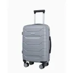 Puccini PP020C4 pelēks rokas bagāžas koferis — Polipropilēns, 31L, 2.6 kg