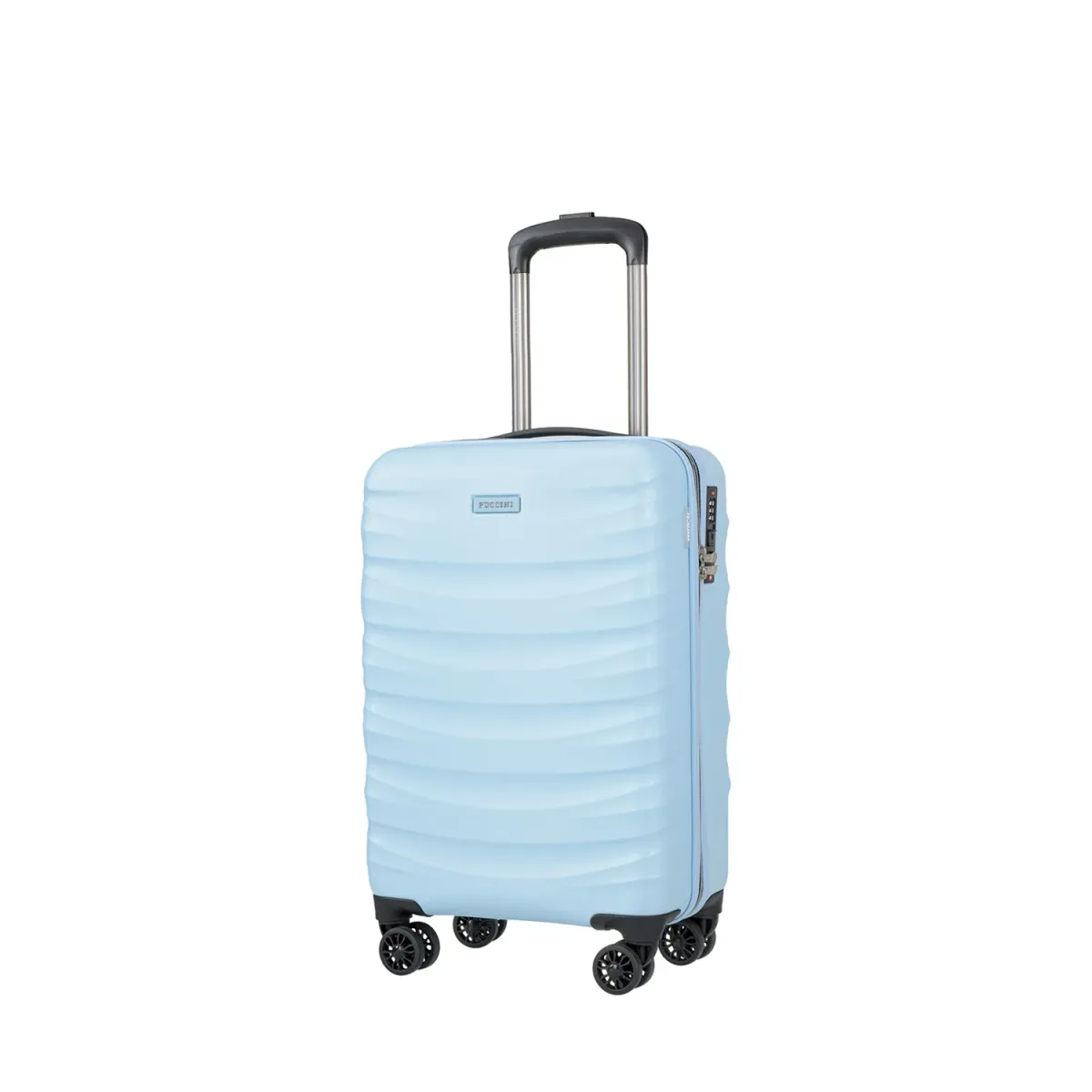 Puccini PC032C7B gaiši zils rokas bagāžas koferis — Polükarbonaat, 31L, 2.5 kg