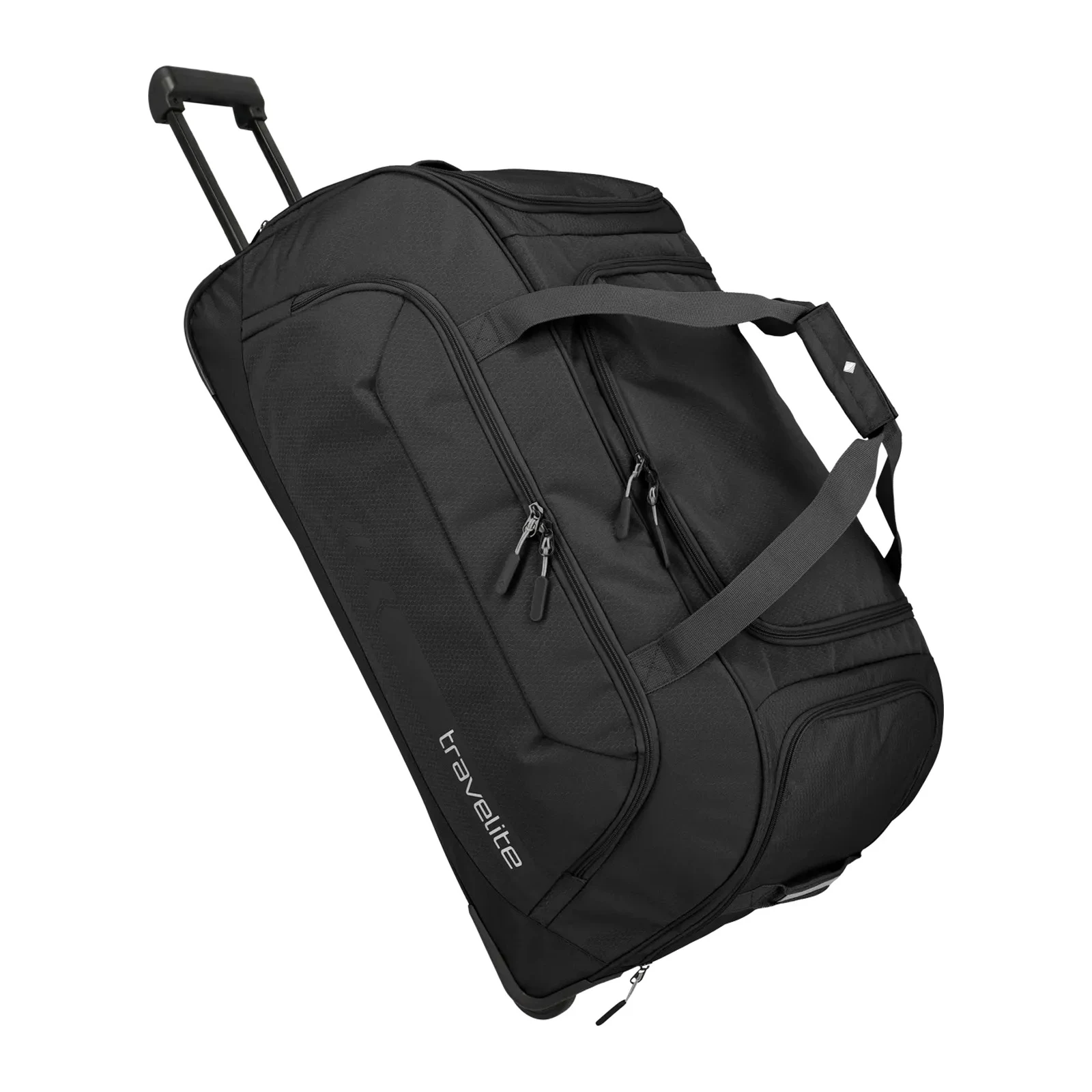 Travelite TL-KICKOFF melns ceļojumu soma — poliesters, 120L, 2.9 kg
