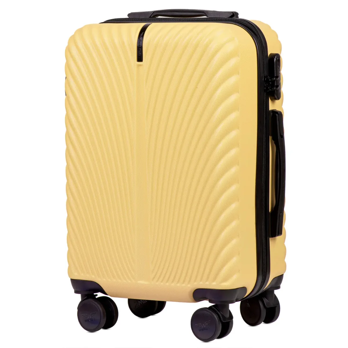 Wings SN120-5 Kollane rokas bagāžas koferis — ABS, 38L, 2.5 kg